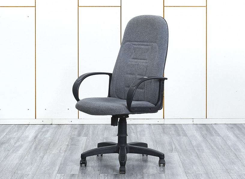 Офисное кресло руководителя   Ткань Серый   (КРТС1-24044)
